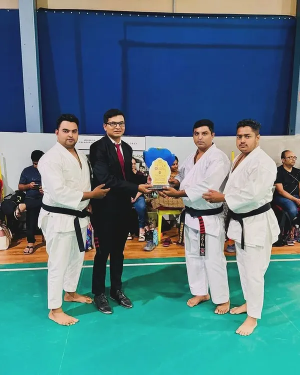 It was an honour to have Mr. Muktikant, the sports manager of Legacy School, as our guest of honour for the belt exam at Play Arena.