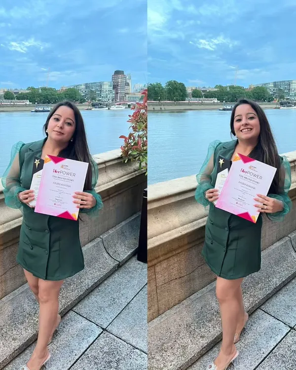 I am so honored to have received the "Her Power" award at the UK Parliament. This is for all the women who break barriers and for everyone who has supported my journey.