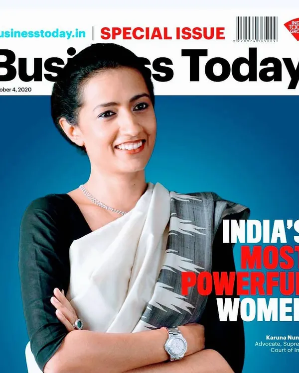My cover for a special issue of Business Today on India's Most Powerful Women. I am thankful for the honor and see it as a responsibility to continue my work with integrity.