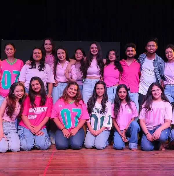 The whole family together. This is Team TDD on stage, a group of passionate and determined dancers who make our community what it is. We are so proud of every single member.