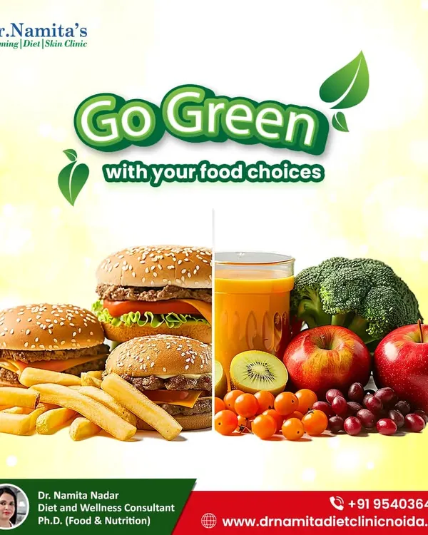 Make the switch and go green with your food choices. Choosing whole, natural foods over processed options is the first step towards better health and energy.