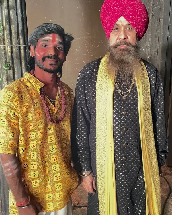 A photo with the very famous devotional singer Lakhbir Singh Lakha during a music video shoot. Working with such a legend was a truly humbling experience.