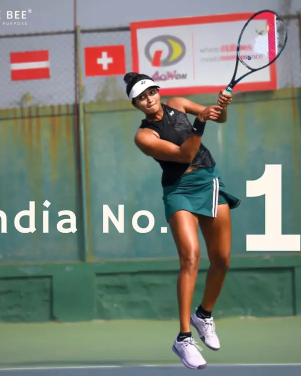 Becoming India's No. 1 women's tennis player was an incredible achievement and a very special moment in my career. It's a testament to dedication and the importance of a great support system.