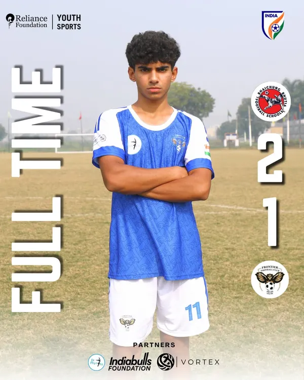 Full time result from a tough final in the RF Youth Sports league. A hard-fought 2-1 victory.