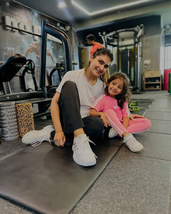 What children see, they repeat. My 4-year-old workout partner is learning the importance of movement by watching me. Let's lead by example and raise a generation that grows strong, inside and out.