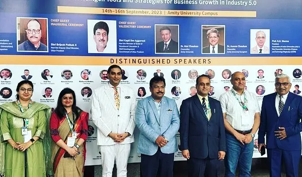 As a distinguished speaker at the International Conference on Entrepreneurship, Innovation & Leadership (ICEIL) at Amity University. It was an honor to share the stage with other industry leaders.