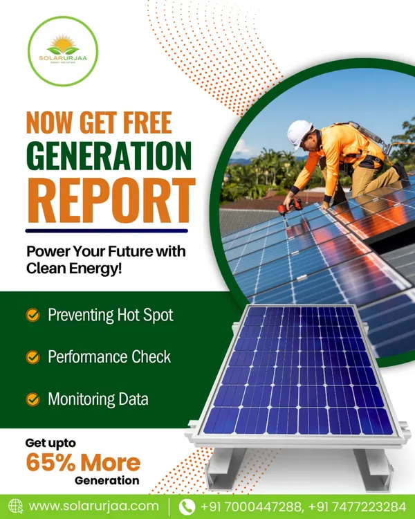 Is your system performing at its best? We provide a free generation report that includes a thorough performance check, monitoring data analysis, and hot spot prevention to help you get up to 65% more power from your panels.