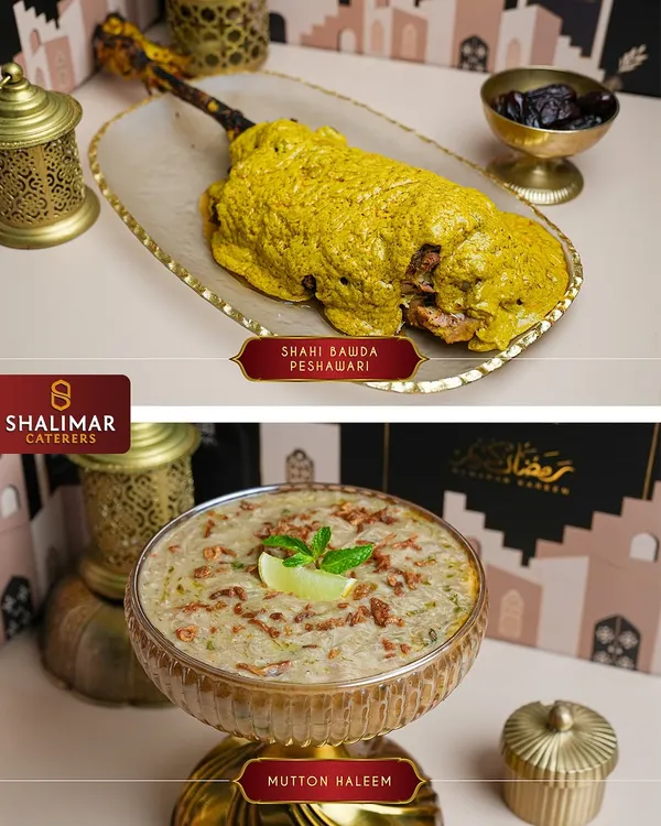 For a premium feast after a fast, we offer regal dishes like Shahi Sauda Peshawari and a rich, slow-cooked Mutton Haleem as part of our special Ramadan and Iftar menus.