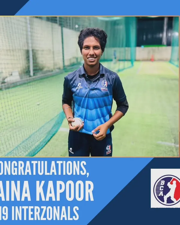 A proud moment for the academy. Congratulations to our student Saina Kapoor on her selection for the Karnataka U19 Interzonals. We are incredibly proud of her dedication and success.