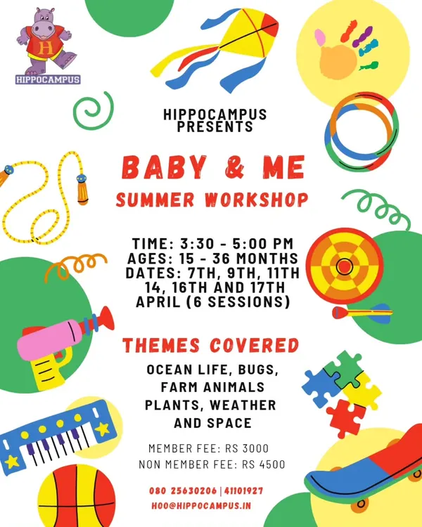It's never too early for stories! Our 'Baby & Me' workshops are specially designed for our tiniest bookworms, aged 15 to 36 months, and their caregivers. We explore themes like ocean life and farm animals through sensory play, songs, and of course, lots of cuddly reading time.