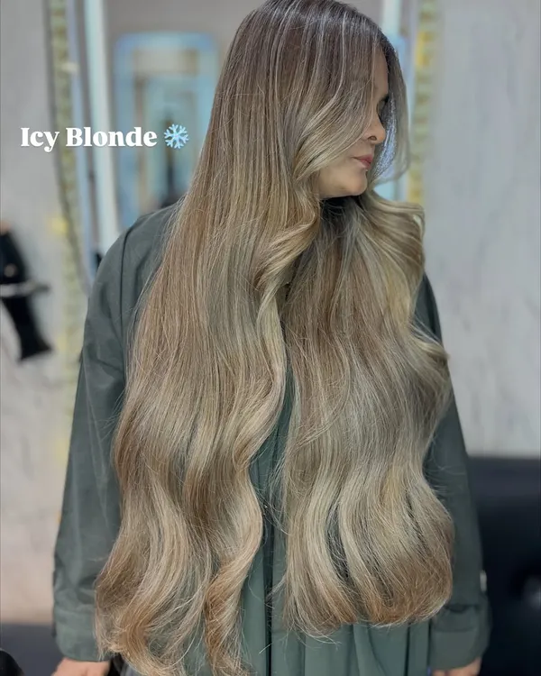 This is the kind of Icy Blonde transformation that turns heads. I meticulously work to achieve this cool, clean tone while keeping the hair healthy and full of movement, creating a truly luxurious and modern look.