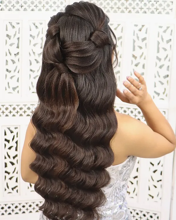 Hollywood waves are perfect for receptions and engagement parties. I teach you how to create these soft, glamorous waves that last all night and look incredible on camera.