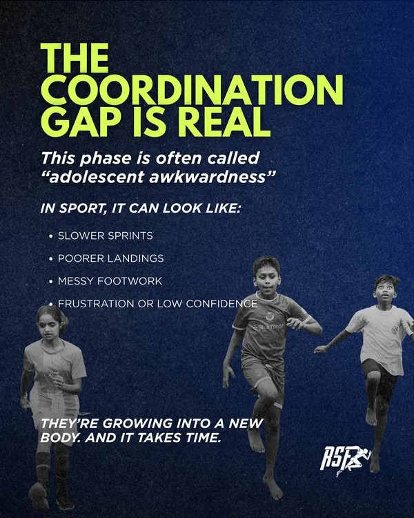 During growth spurts, many young athletes experience a "coordination gap," leading to slower sprints and messy footwork. This is a normal part of growing into a new body, and it requires patience and specific training.
