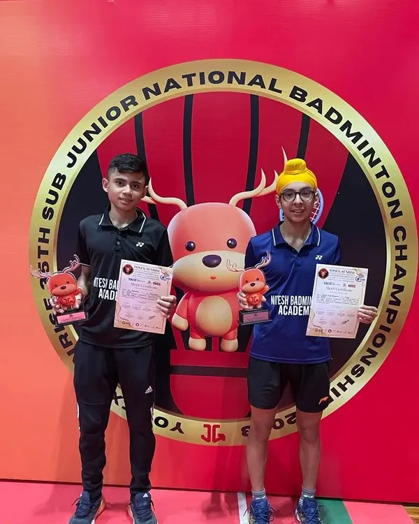 A moment of immense pride as two of our academy players, Dev and Jagsher, secure their selection for the Asia Cup Sub Junior team. Their success at the National Badminton Championship is a testament to their hard work and our academy's commitment.
