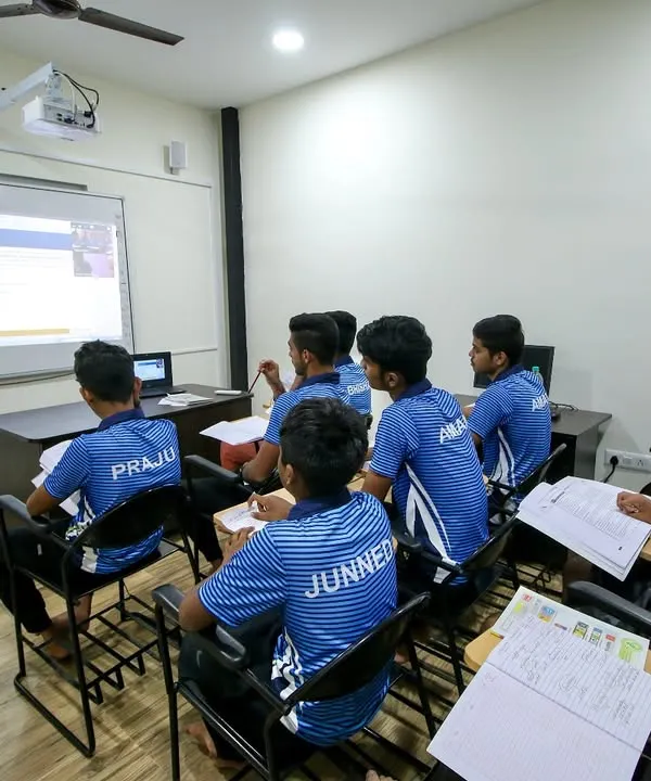 Our residential program seamlessly blends cricket with academics. Here, students attend a class in our modern, on-campus classroom, ensuring they never have to choose between their sport and their education.