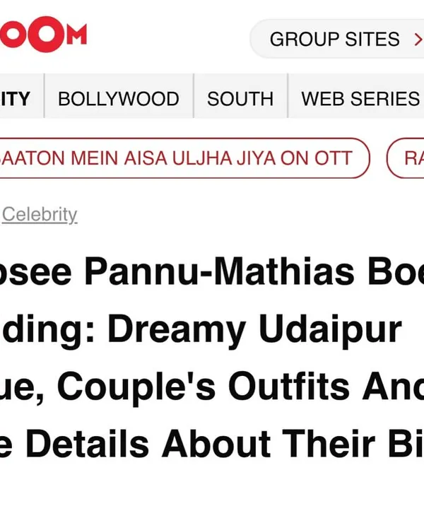 Feeling so grateful. I'm thrilled to announce that I choreographed the wedding of Taapsee Pannu and Mathias Boe. It was an amazing experience planning and executing the entire sangeet.