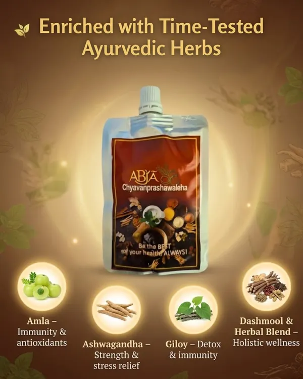 My Chyawanprash is enriched with time-tested Ayurvedic hero herbs like Amla for immunity, Ashwagandha for strength, and Giloy for detox.