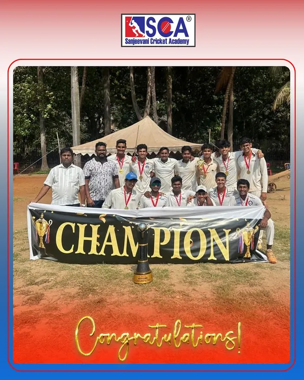 Our U-19 team celebrating their decisive 10-wicket victory to become champions of the CNPL U-19 Cricket Tournament. A dominant performance from our boys.