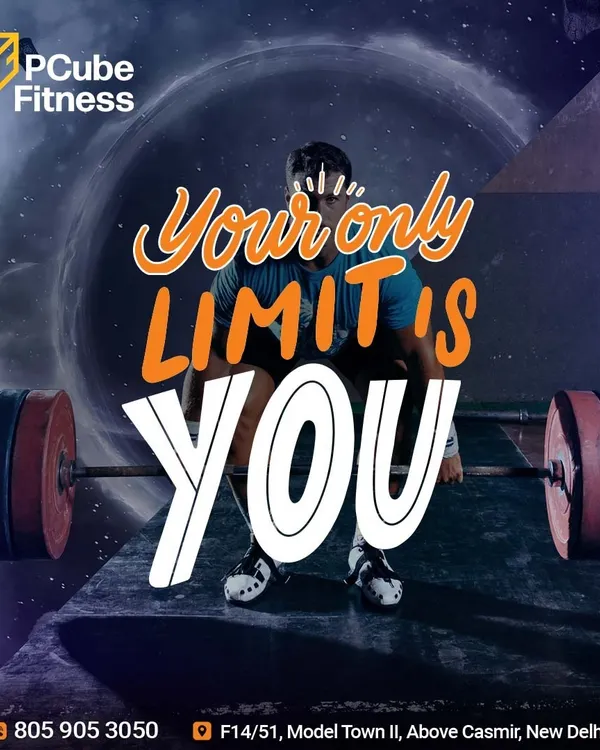 Your only limit is you. This graphic is a reminder to break through your self-imposed barriers and reach for your true potential.