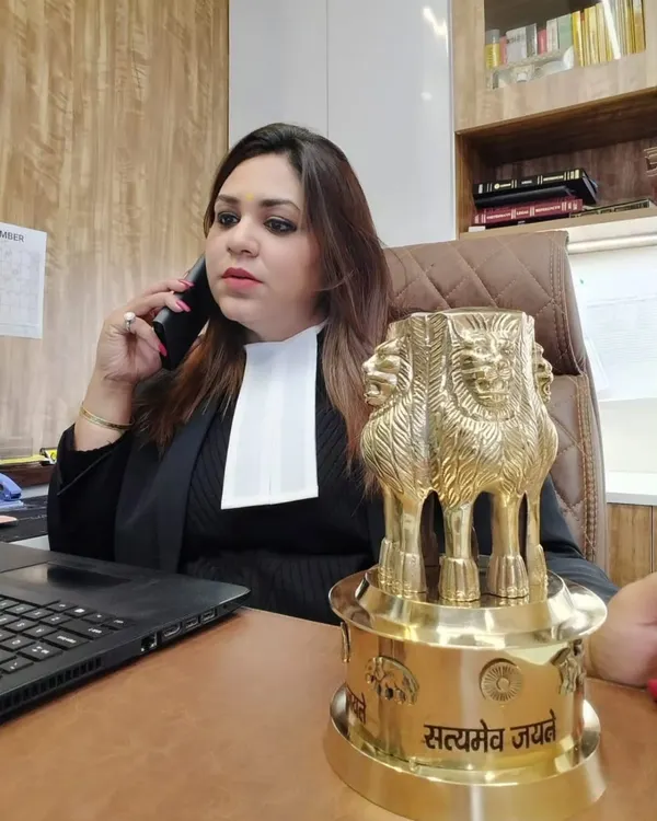 In my office, where strategy is planned and battles for justice begin. The principle of 'Satyamev Jayate', truth alone triumphs, is not just a symbol on my desk; it is the foundation of my legal practice and my promise to you.