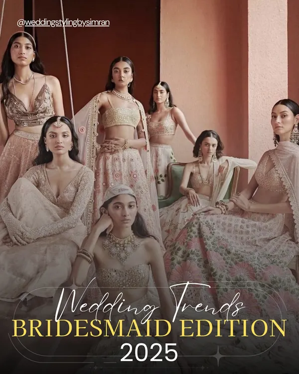 Here are the top wedding trends for bridesmaids in 2025. This year is all about liquid satin, statement blouse backs, 3D floral embellishments, and corset silhouettes. Save this for your bridesmaid style inspiration.