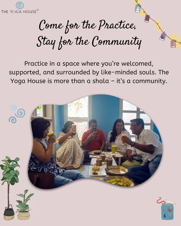 Come for the practice, stay for the community. We believe in creating a space where you feel welcomed, supported, and surrounded by like-minded souls on a shared journey of wellness.