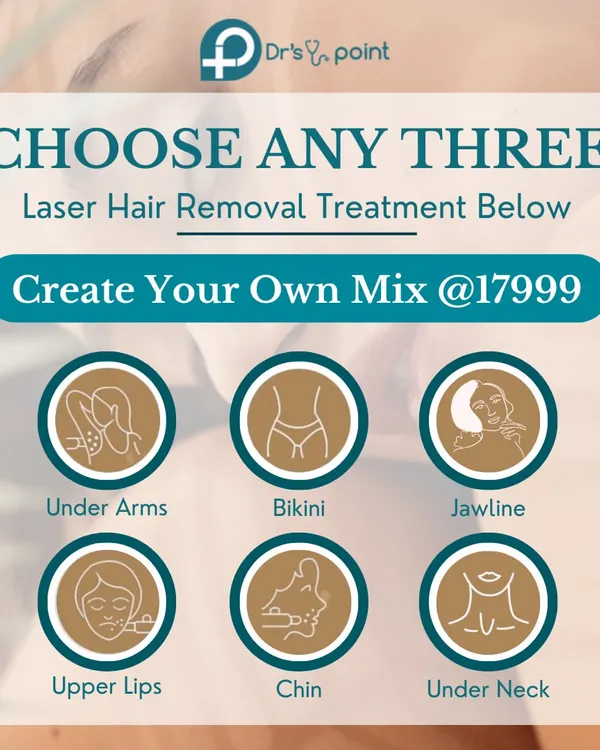 To make treatments more accessible, I offer this "Create Your Own Mix" package. You can choose any three popular treatment areas for a single, affordable price, giving you the flexibility to target the areas that matter most to you.