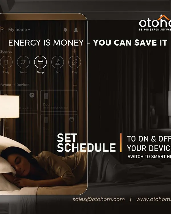 Energy is money, and our system helps you save it. By setting schedules for your devices to turn on and off automatically, you can eliminate wasted energy and reduce your monthly expenses.