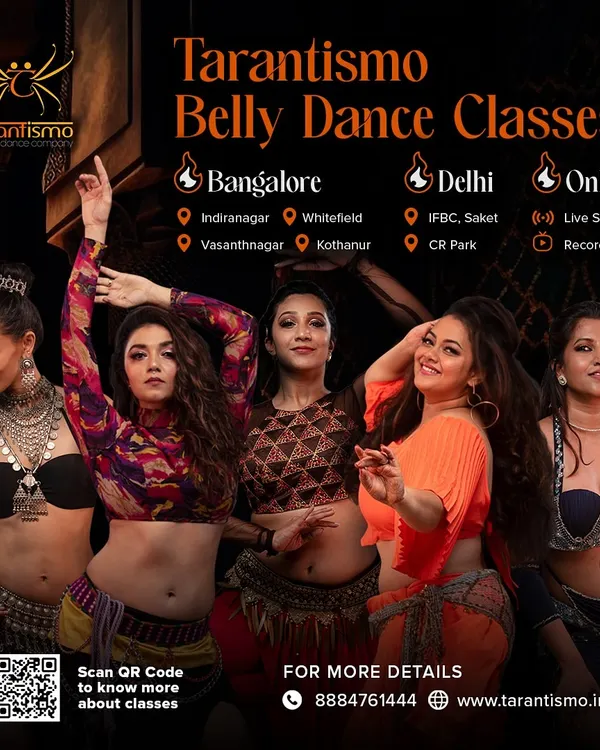 Your belly dance journey starts here! We have new beginner batches starting across Bangalore and Delhi, plus online options for you to join from anywhere. This is your chance to learn a new skill, get fit, and join a super supportive community.
