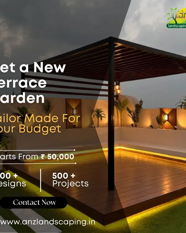 We create tailor-made terrace gardens to suit your budget, with over 1000 designs to choose from based on our experience with more than 500 completed projects.