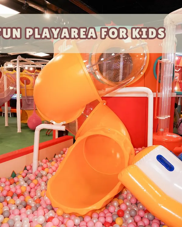 Our multi-level soft play area features slides, tunnels, and a giant ball pit, providing a safe and exciting environment for kids to explore, climb, and play for hours.