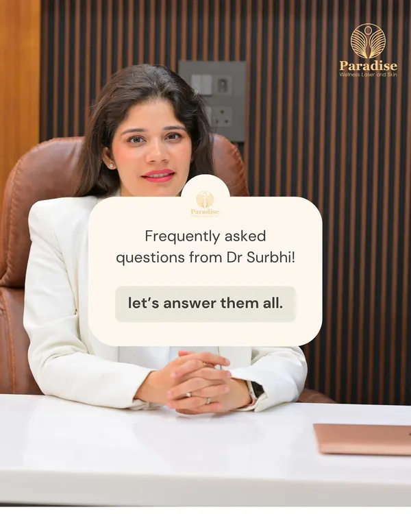 Dr. Surbhi is here to answer your frequently asked questions. This series is designed to give you clear, expert information on everything from laser hair removal to managing skin concerns.