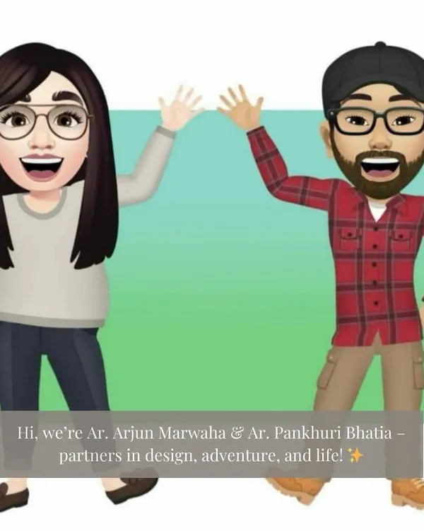 Hi, we're Architect Arjun Marwaha and Architect Pankhuri Bhatia. We're partners in design, adventure, and life, and we're so glad to share our journey with you.