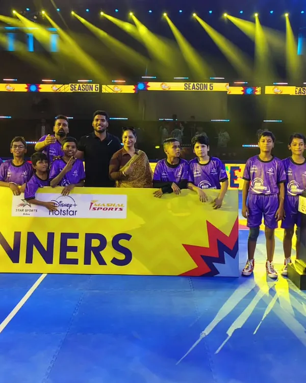 Another proud moment as KBD Juniors winners. After this victory, my team qualified for the National finals in Pune.