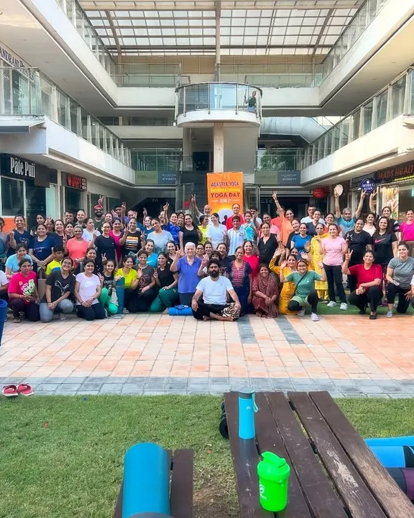The energy of our community is everything. Here's a glimpse of our International Yoga Day celebration, where hundreds of us came together to breathe, move, and share the joy of yoga.