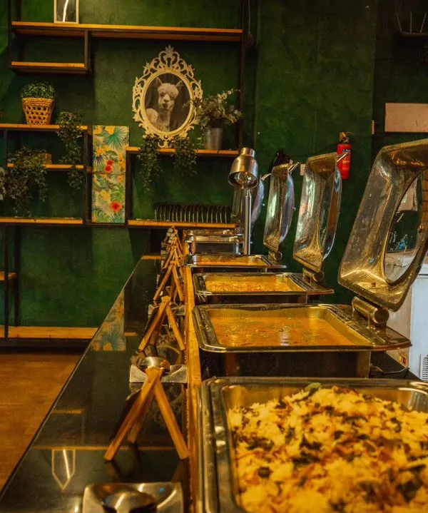 My buffet line is always stocked with a variety of delicious dishes to satisfy every palate after a day of adventure.