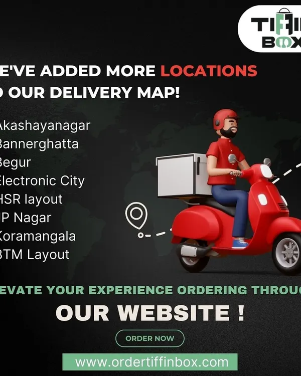 We've added more locations to our delivery map! Now you can order from Akshayanagar, Bannerghatta, Begur, Electronic City, HSR layout, JP Nagar, Koramangala, and BTM Layout through our website.