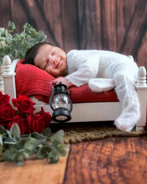 That sleepy newborn smile is the most precious thing in the world. I love capturing these fleeting moments of pure peace and joy during my newborn sessions.