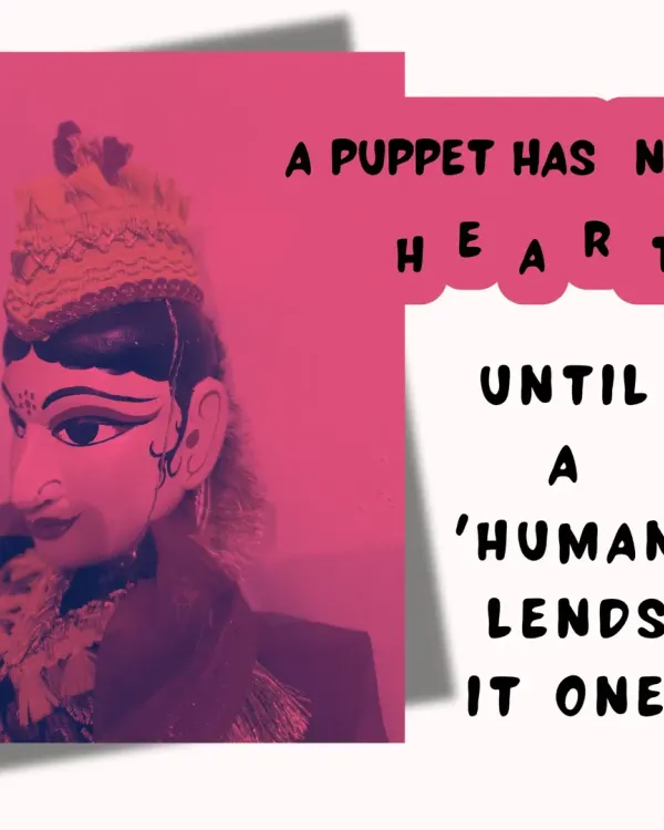 This is the core philosophy of my work. A puppet is just an object until a puppeteer lends it a voice, a story, and a piece of their own heart.