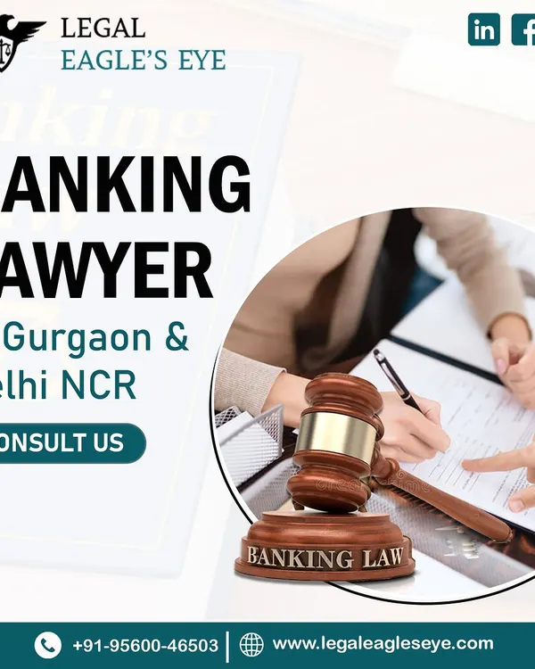 As your dedicated banking lawyer in Gurgaon and the Delhi NCR, we provide expert legal services for all your financial matters. This image, showing a gavel over legal documents, represents our commitment to upholding justice and providing clear guidance through complex banking law.
