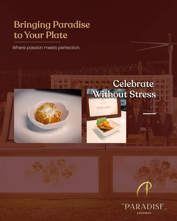 Celebrate without stress. We bring Paradise to your plate with our full-service catering, including professional staff and elegant buffet counters.