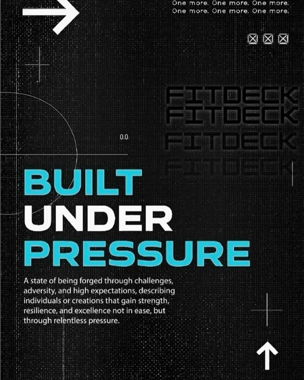Built Under Pressure. We believe that challenges, adversity, and high expectations are what forge strength, resilience, and excellence.