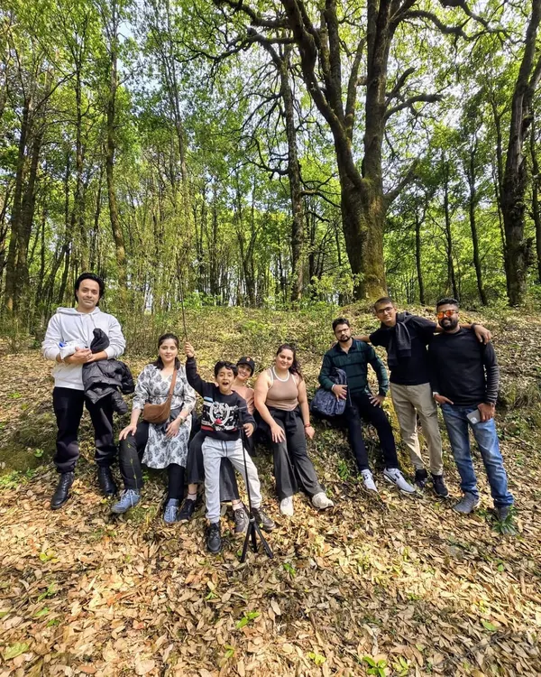 Our happy group after a refreshing forest walk. These moments of connection, surrounded by nature, are what make the retreat experience so special and healing for everyone.