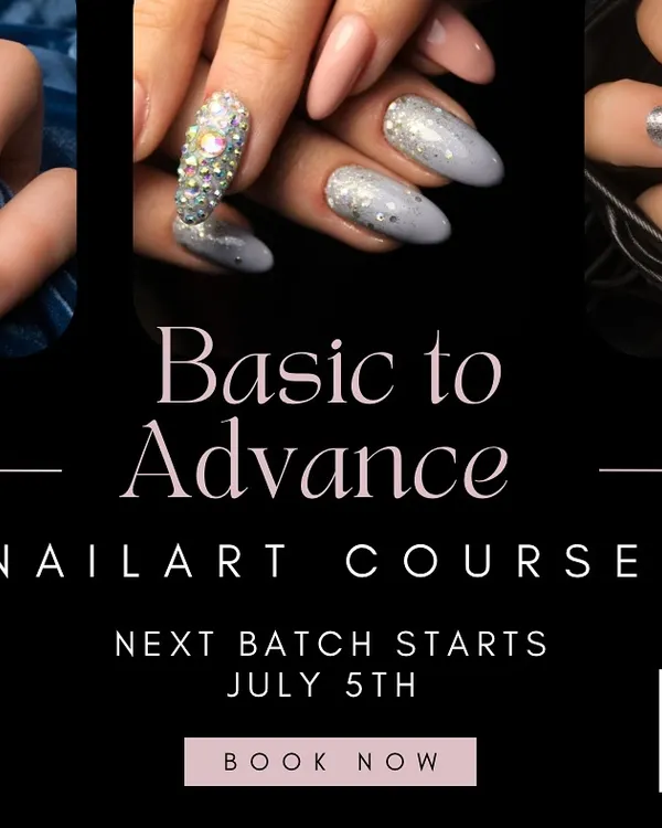 Our next Basic to Advance Nail Art course starts July 5th. Book your seat now to learn the skills needed to become a professional nail artist.