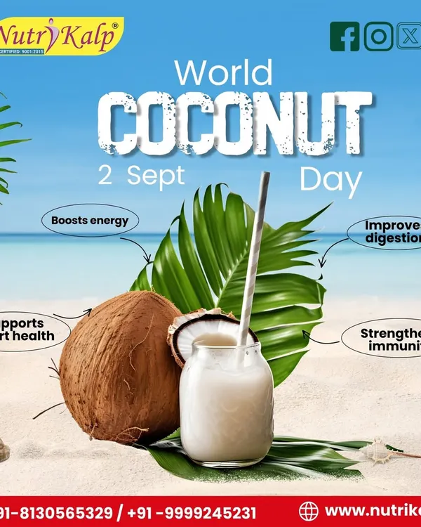 On World Coconut Day, we celebrate natural foods. Coconut is a great example of a simple ingredient that boosts energy, improves digestion, and strengthens immunity.