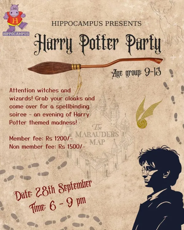 Attention witches and wizards! Grab your cloaks for a spellbinding evening of Harry Potter madness. Get sorted into your house, visit Ollivanders for a wand, and enjoy some delectable themed treats.