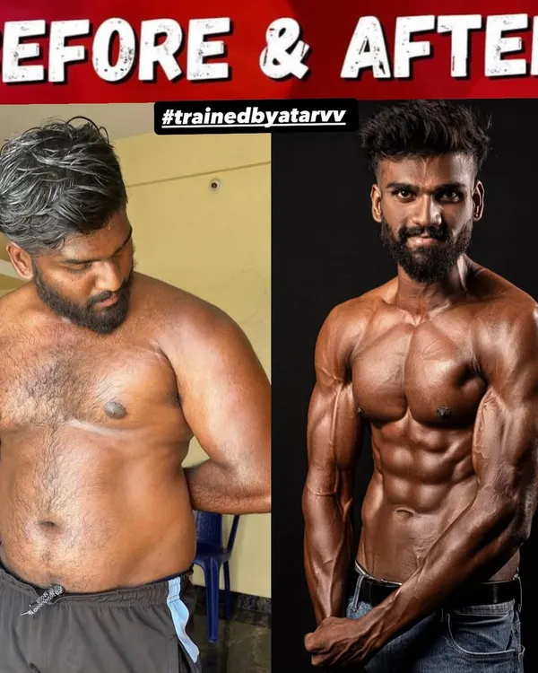 From a heavy starting point to a shredded, stage-ready physique. This body recomposition is the result of a precise nutrition plan, progressive workouts, and total dedication.