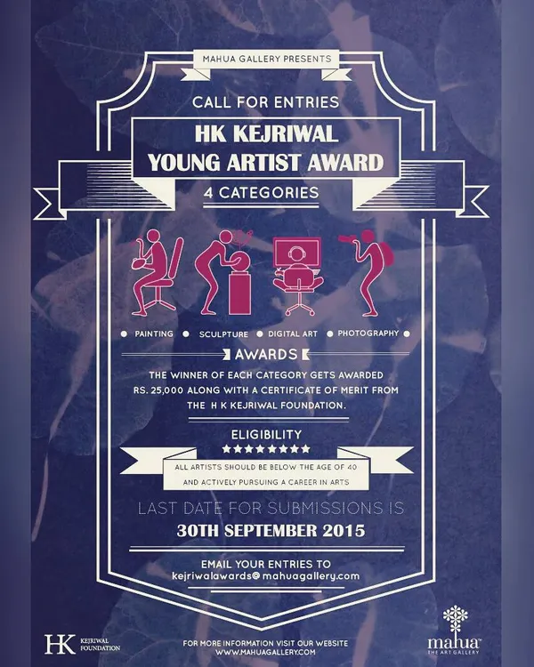 This is the official call for entries for the HK Kejriwal Young Artist Award, my annual search for exceptional emerging artists across India. I am committed to creating real opportunities for new voices in the art world.