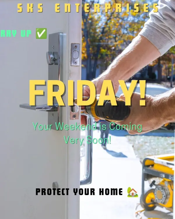 Here you can see a smart lock being installed on a front door. I ensure a clean and secure fit, upgrading your home's entry point with modern, keyless technology to protect your home.