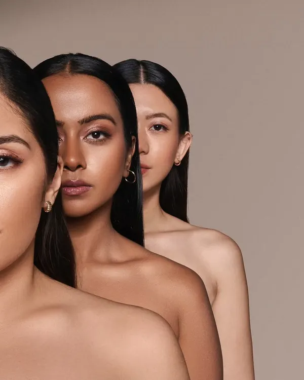 A clean, minimalist makeup look for a CS Essentials campaign, focusing on their eyelash range. The goal was to enhance natural beauty while showcasing the product on different eye shapes.